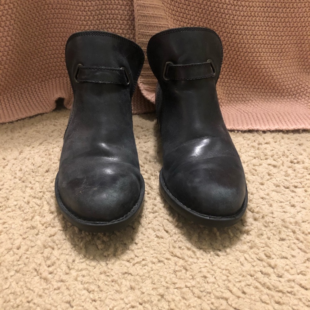 Born Black Ankle Booties